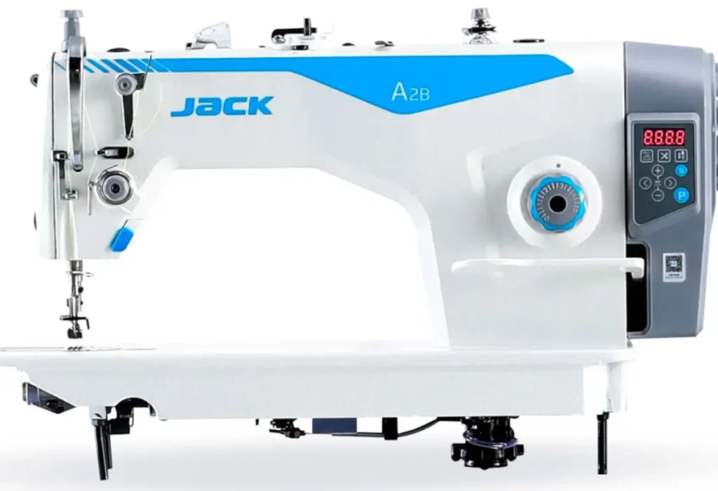 Uma Máquina De Costura Reta Industrial Jack A2B.